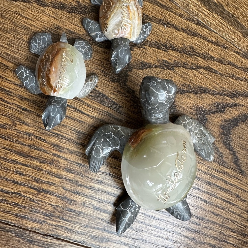 Sea Turtle - Adult and 2 Babies